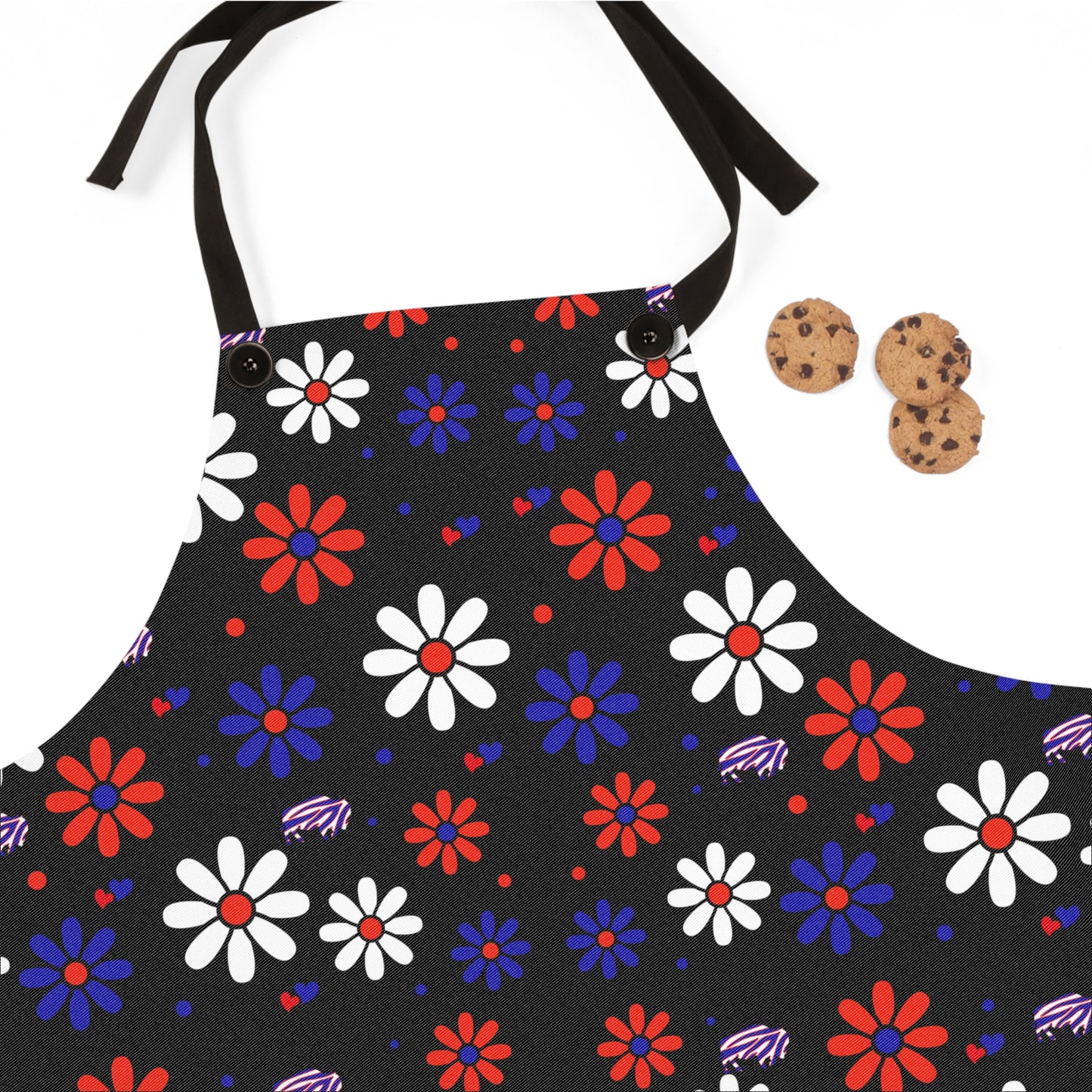 Buffalo Football Flower Power Apron