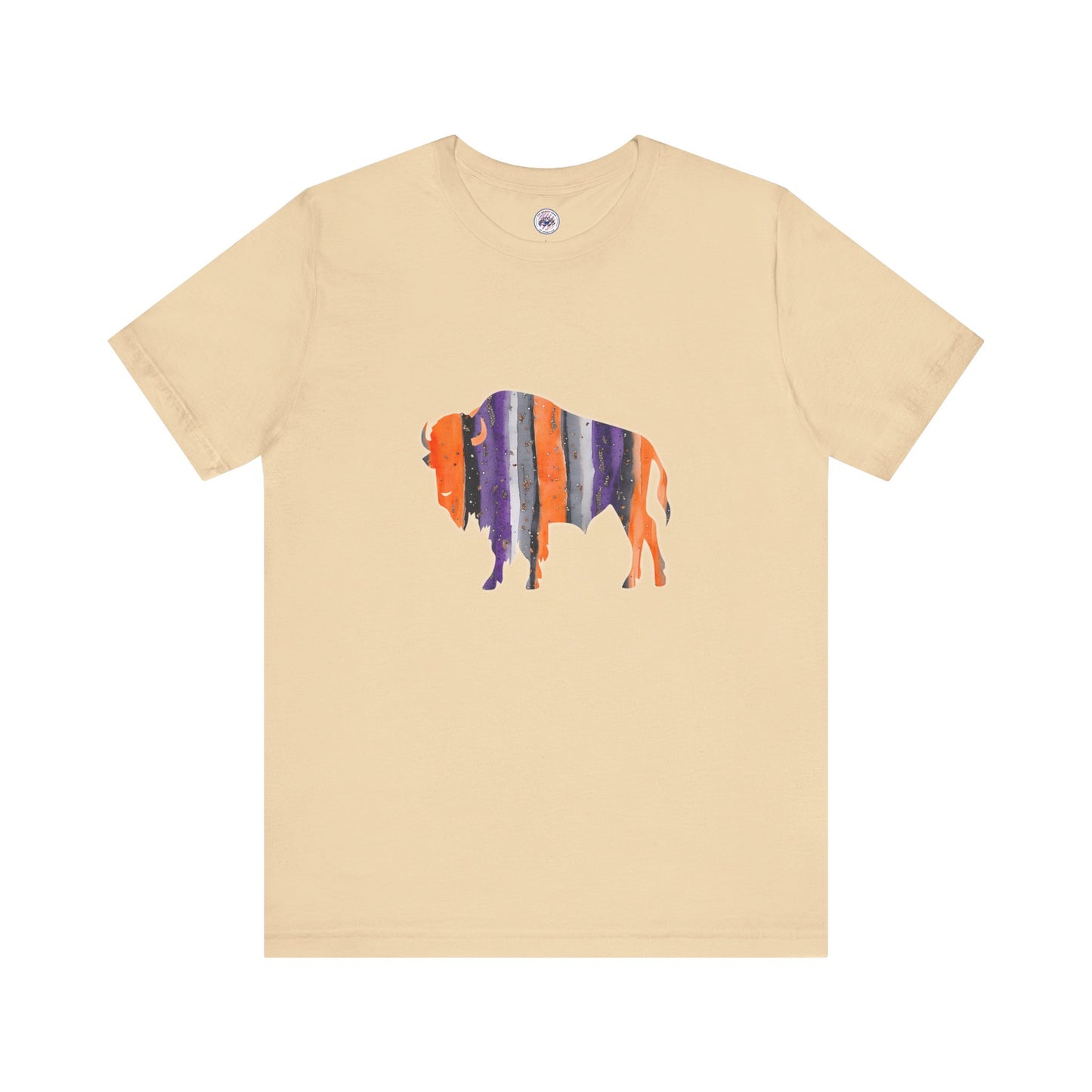 Bandits Watercolor Buffalo Unisex Short Sleeve Tee