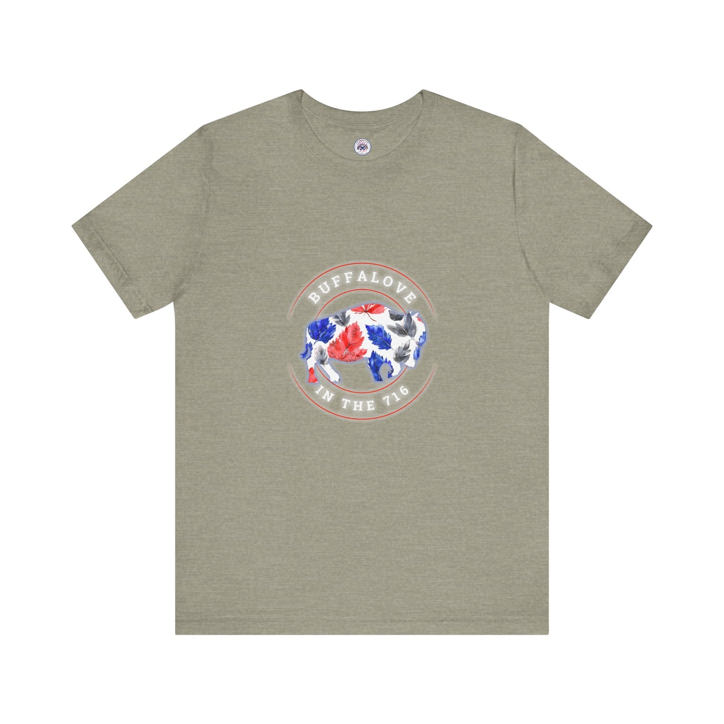 Buffalove in the 716 Watercolor Buffalo Unisex Short Sleeve Tee