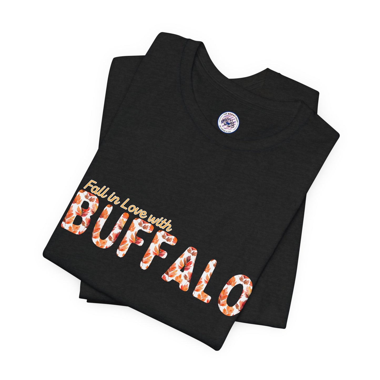 Watercolor Buffalo Leaves T-Shirt (Where else would you rather be...)