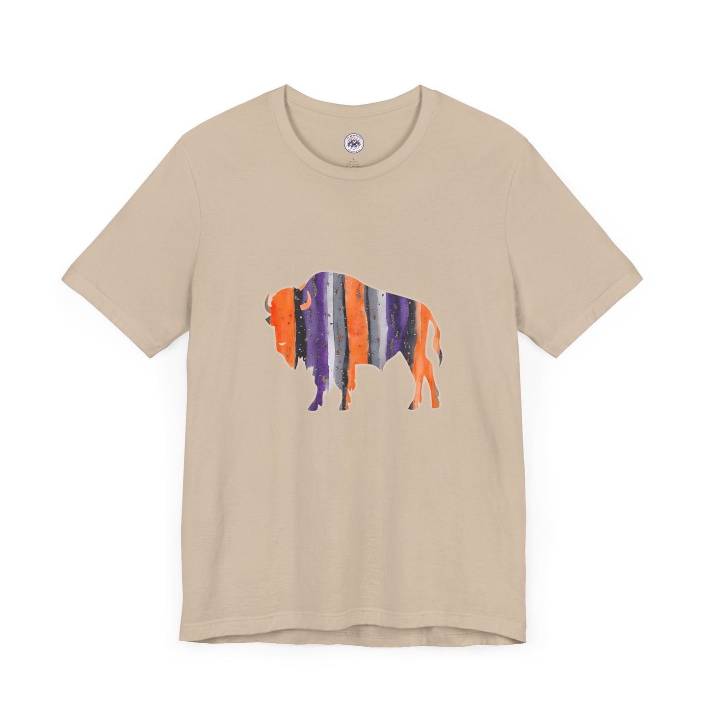Bandits Watercolor Buffalo Unisex Short Sleeve Tee