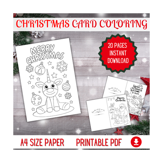 Christmas Card Coloring