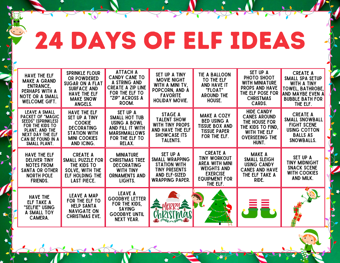 24 Days of Elf Ideas