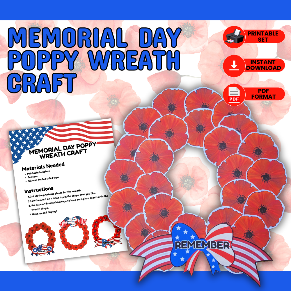 Memorial Day Activity Packet (over 100 printable pages)