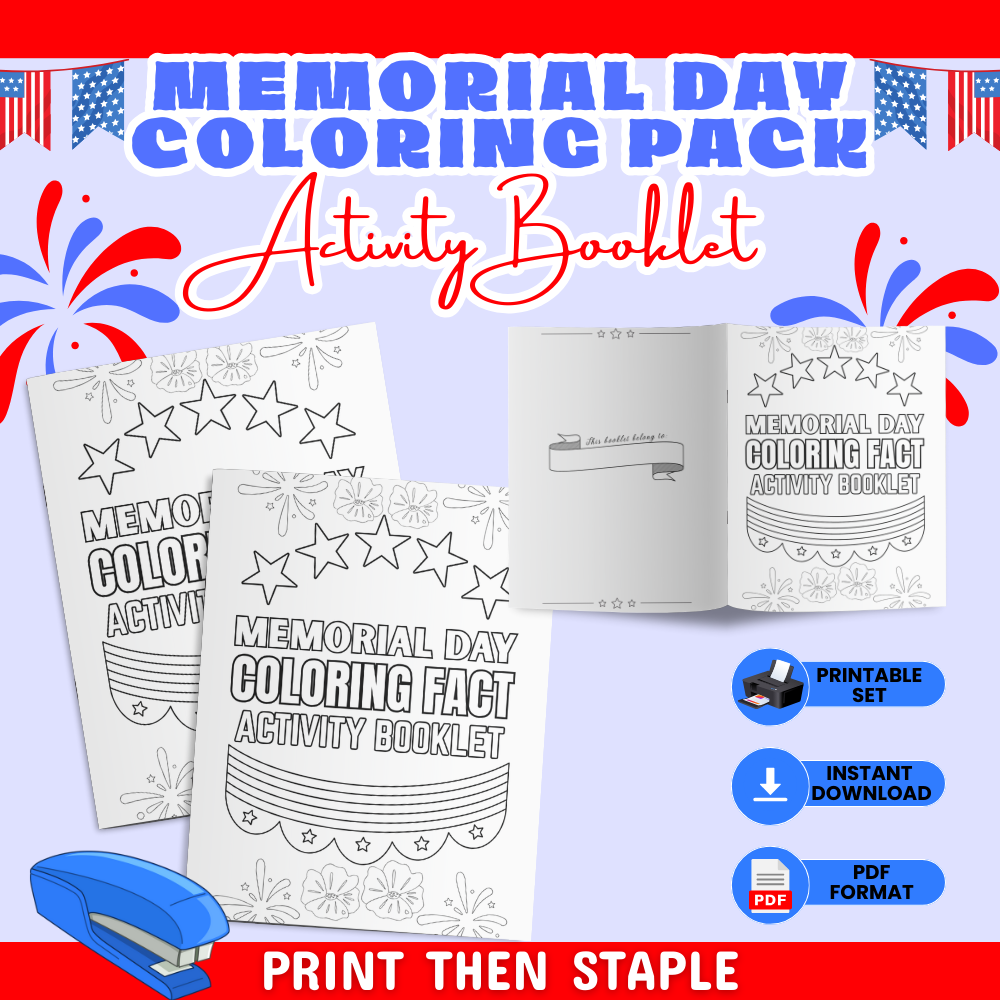 Memorial Day Activity Packet (over 100 printable pages)