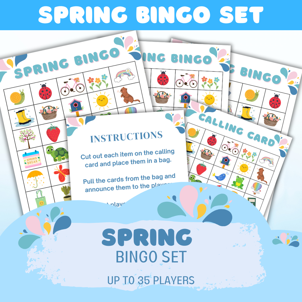 Spring Theme Bingo Game