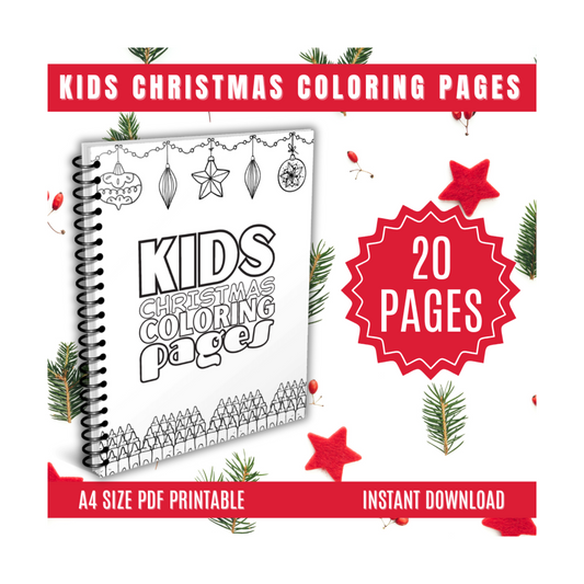 Kids Christmas Coloring Pages