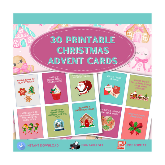 Christmas Season Quick Family Activity Cards