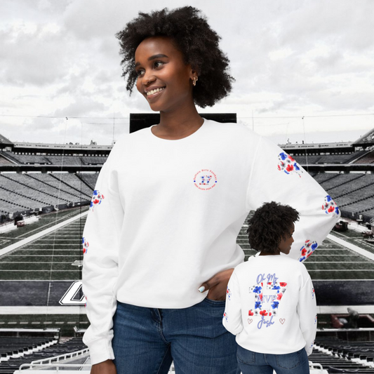 OH MY JOSH 2024 MVP Buffalo Football Unisex Lightweight Crewneck Sweatshirt