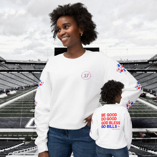 2024 MVP Quote Buffalo Football Unisex Lightweight Crewneck Sweatshirt