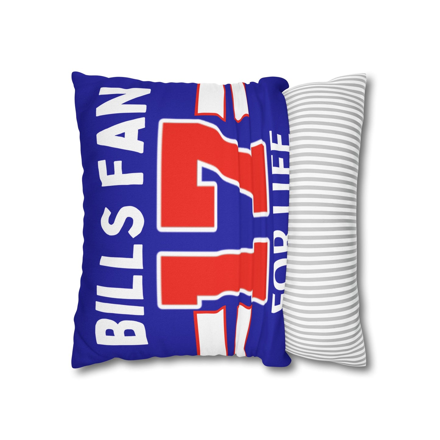 MVP #17 Buffalo Football Fan Spun Polyester Square Pillow Case