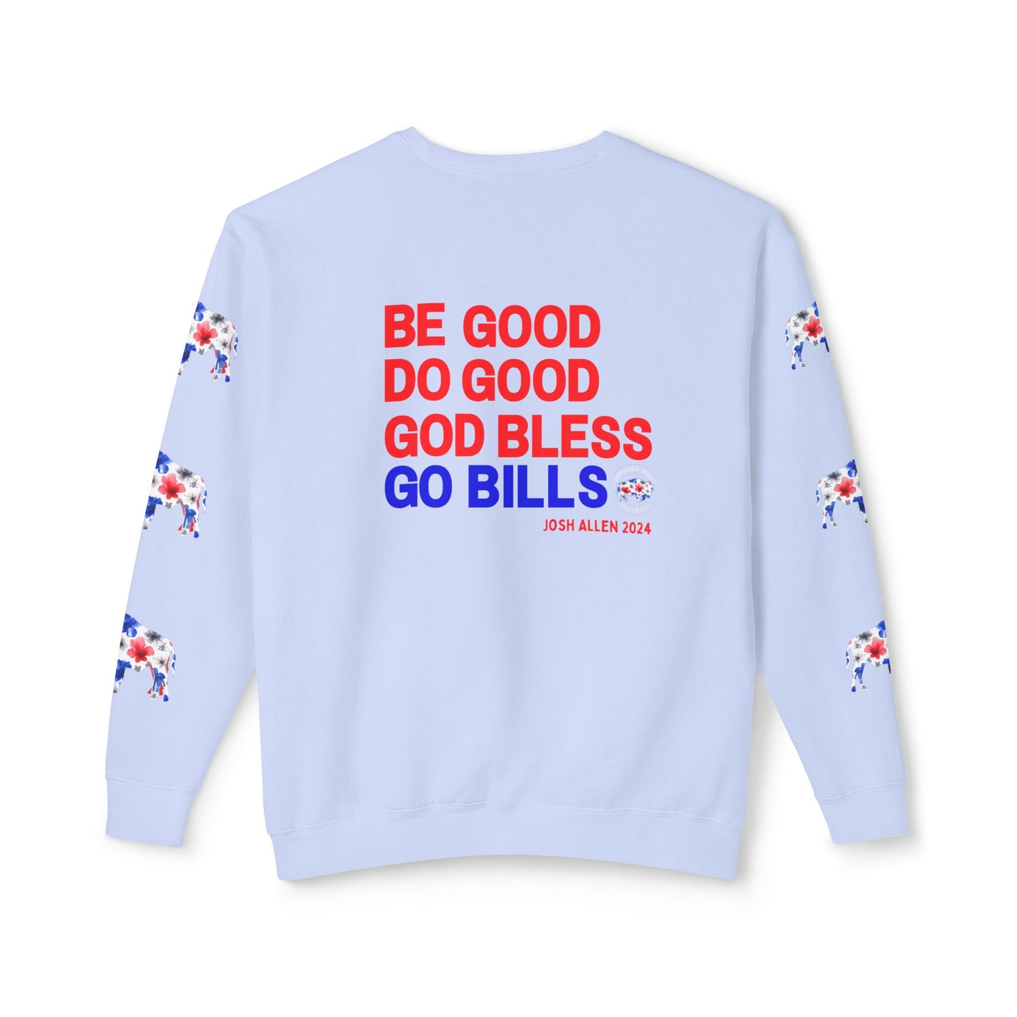 2024 MVP Quote Buffalo Football Unisex Lightweight Crewneck Sweatshirt