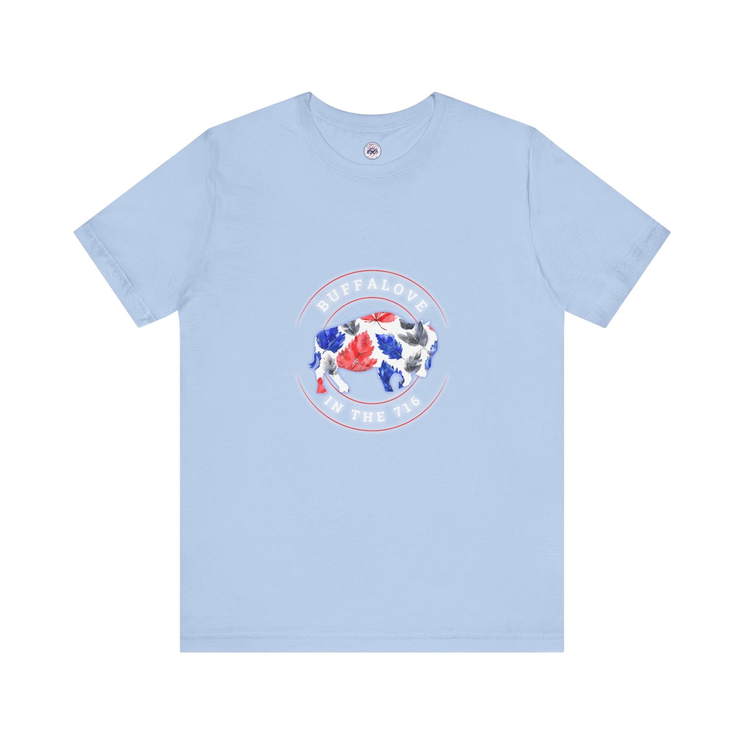 Buffalove in the 716 Watercolor Buffalo Unisex Short Sleeve Tee