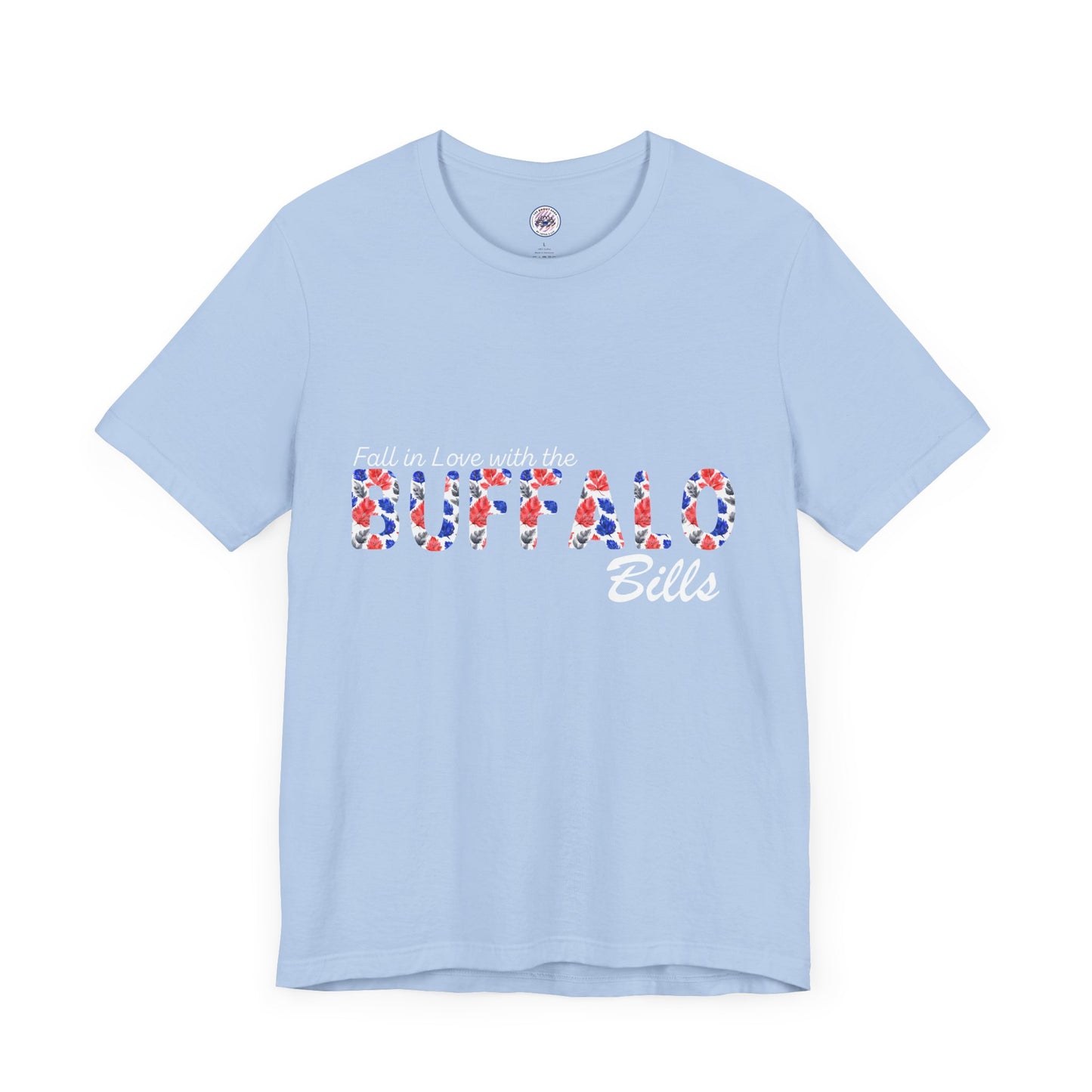 Fall in Love with the Bills Watercolor Leaves T-Shirt