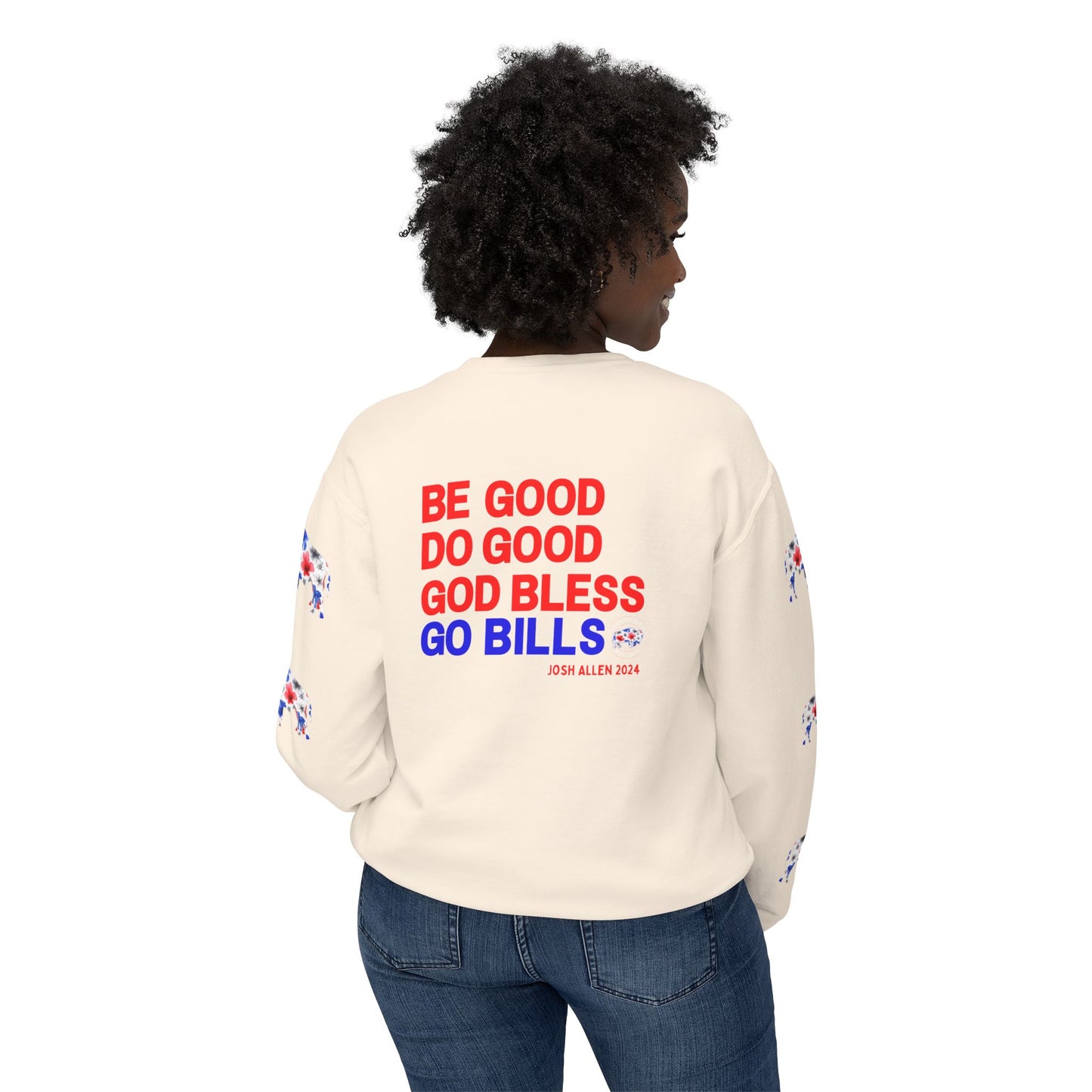 2024 MVP Quote Buffalo Football Unisex Lightweight Crewneck Sweatshirt
