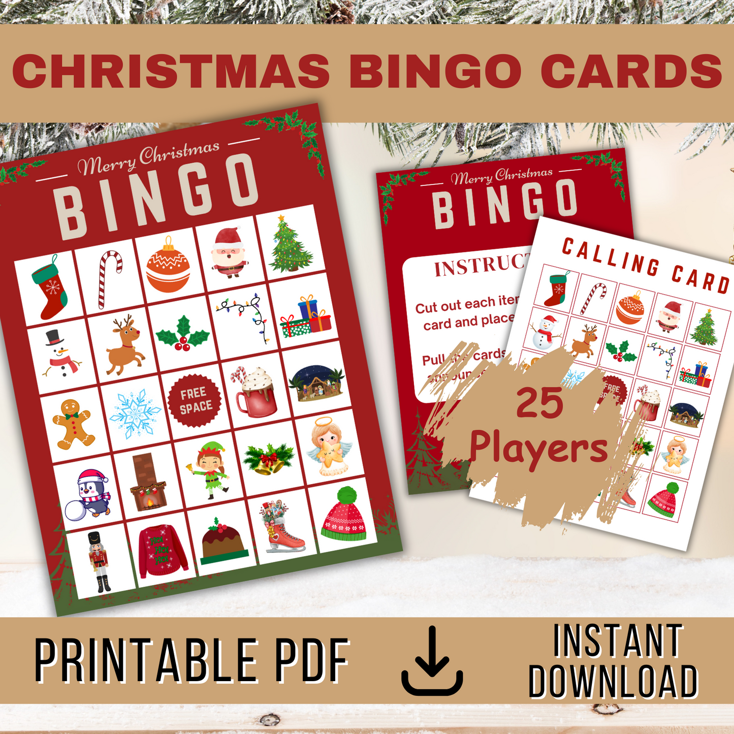 Christmas Bingo Cards