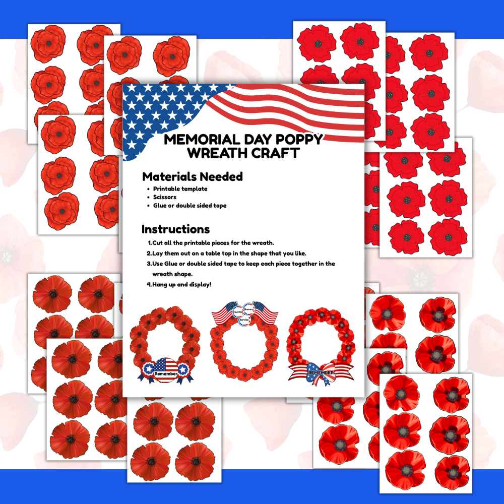 Memorial Day Activity Packet (over 100 printable pages)