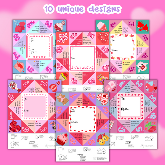 Valentine Fortune Tellers Digital Download