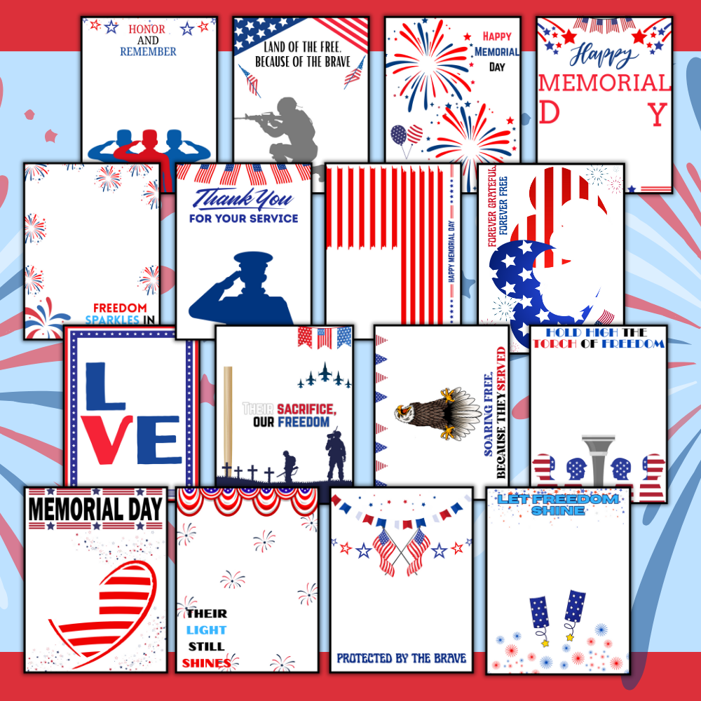Memorial Day Activity Packet (over 100 printable pages)