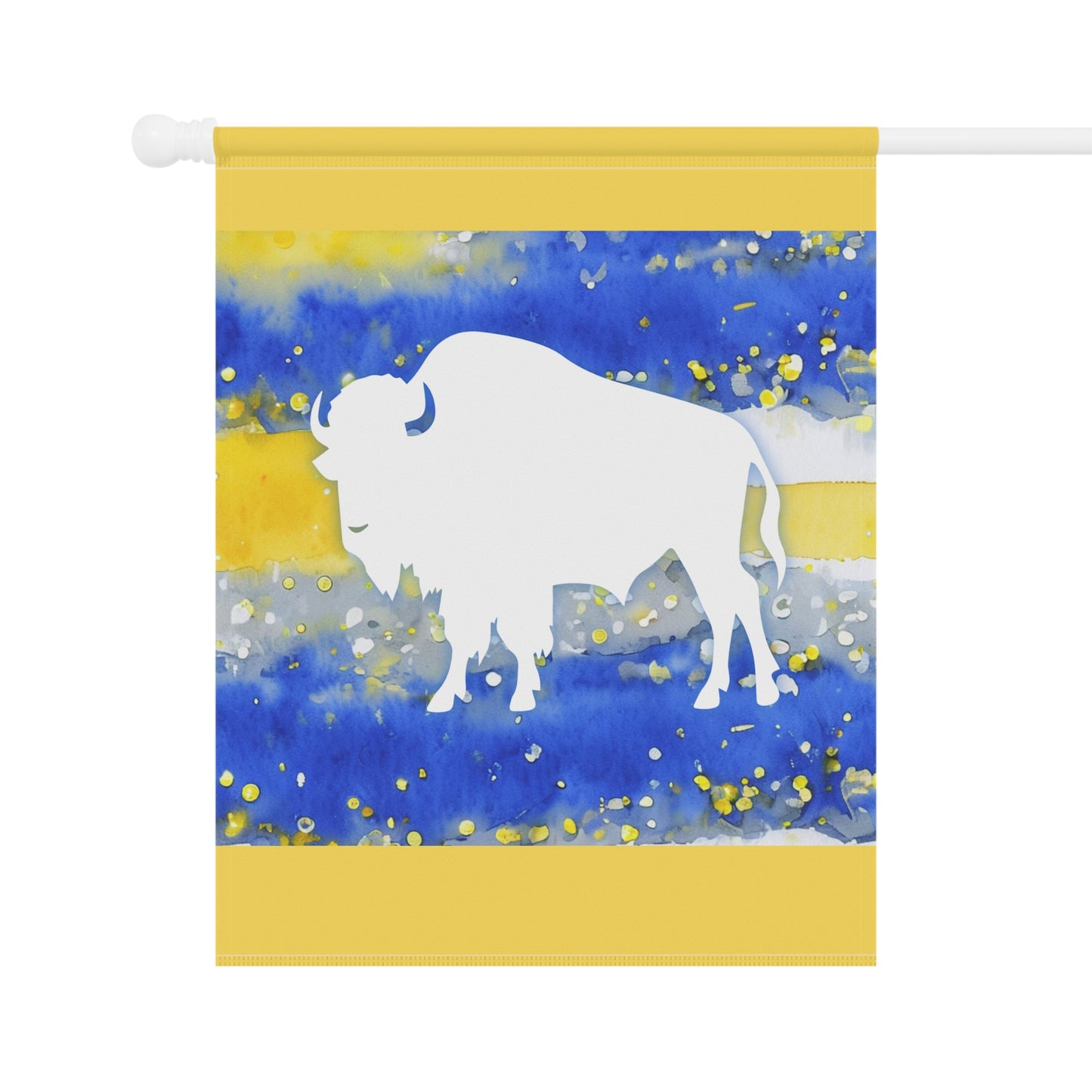 Buffalo Hockey Pride Watercolor Stripe Theme
