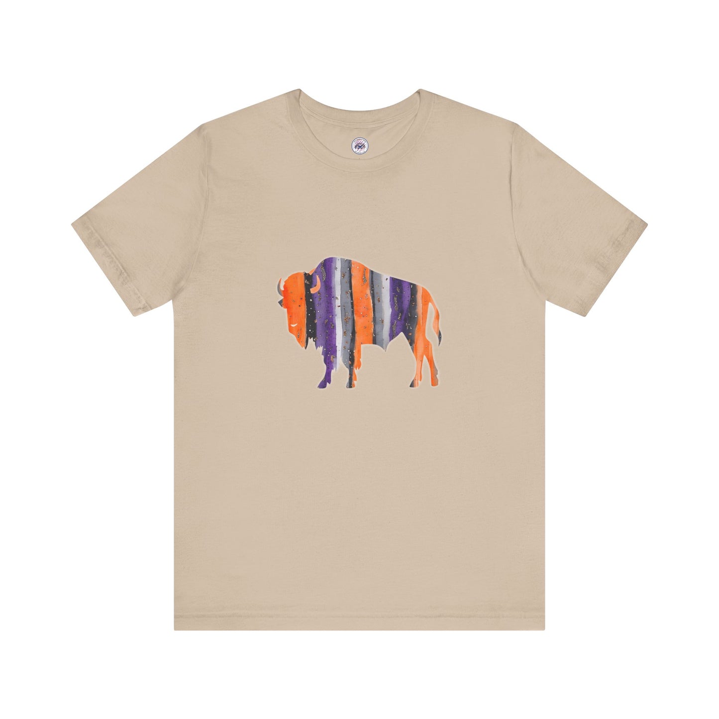 Bandits Watercolor Buffalo Unisex Short Sleeve Tee