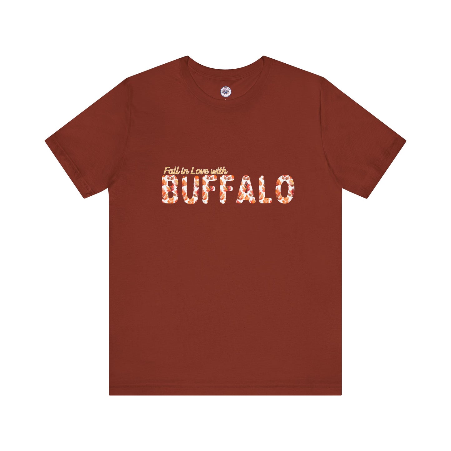 Watercolor Buffalo Leaves T-Shirt (Where else would you rather be...)