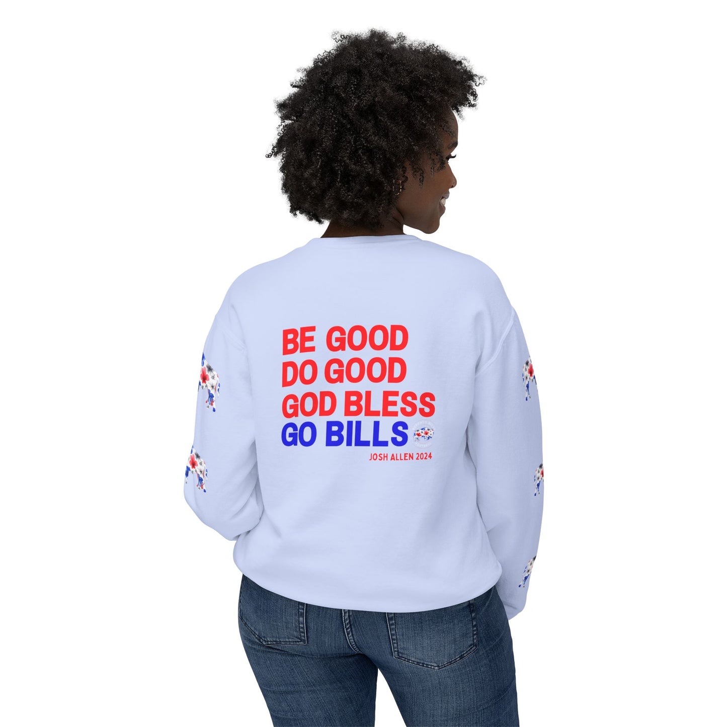 2024 MVP Quote Buffalo Football Unisex Lightweight Crewneck Sweatshirt