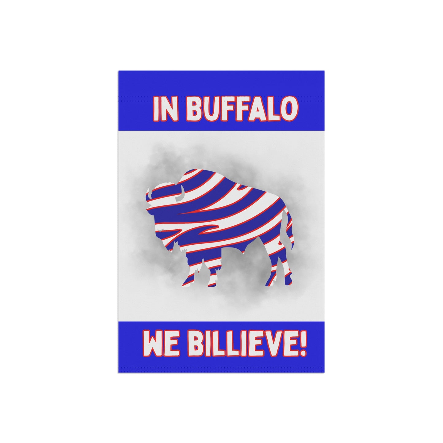 We Billieve Home Garden Banner | Floral Outdoor Decoration for Fall