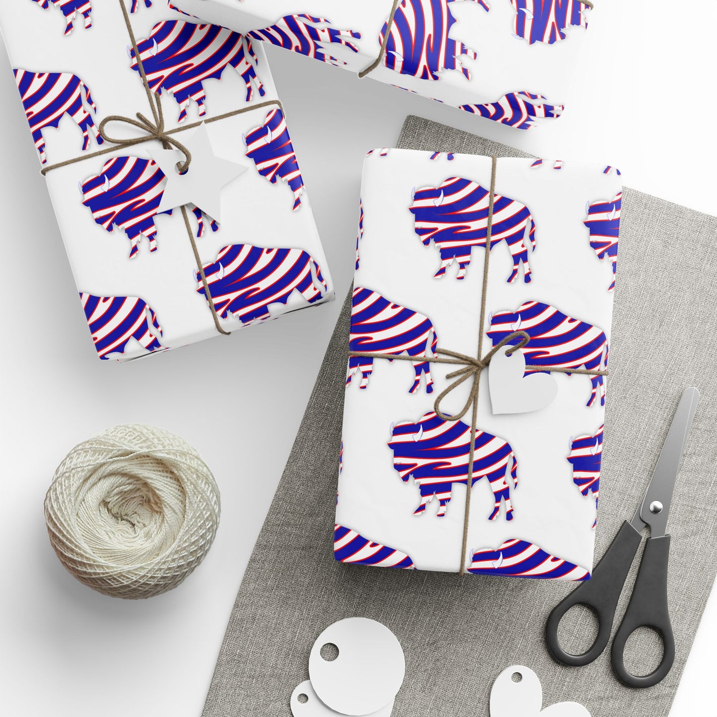 Striped Buffalo Wrapping Paper