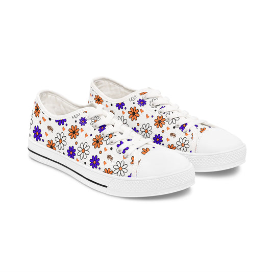 Buffalo Lacrosse Flower Power Women's Low Top Sneakers