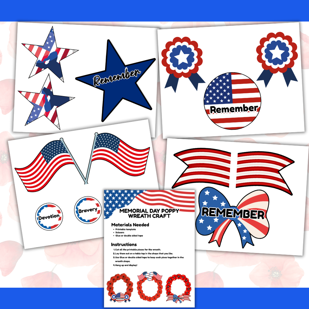 Memorial Day Activity Packet (over 100 printable pages)