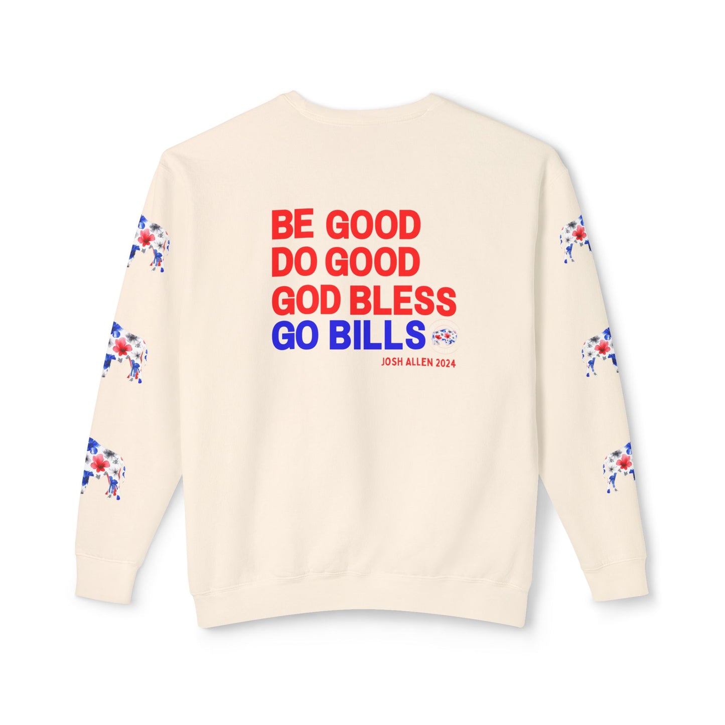 2024 MVP Quote Buffalo Football Unisex Lightweight Crewneck Sweatshirt