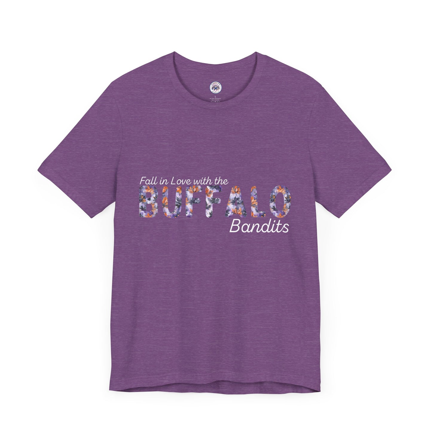 Fall in Love with the Bandits Watercolor Buffalo Leaves T-Shirt