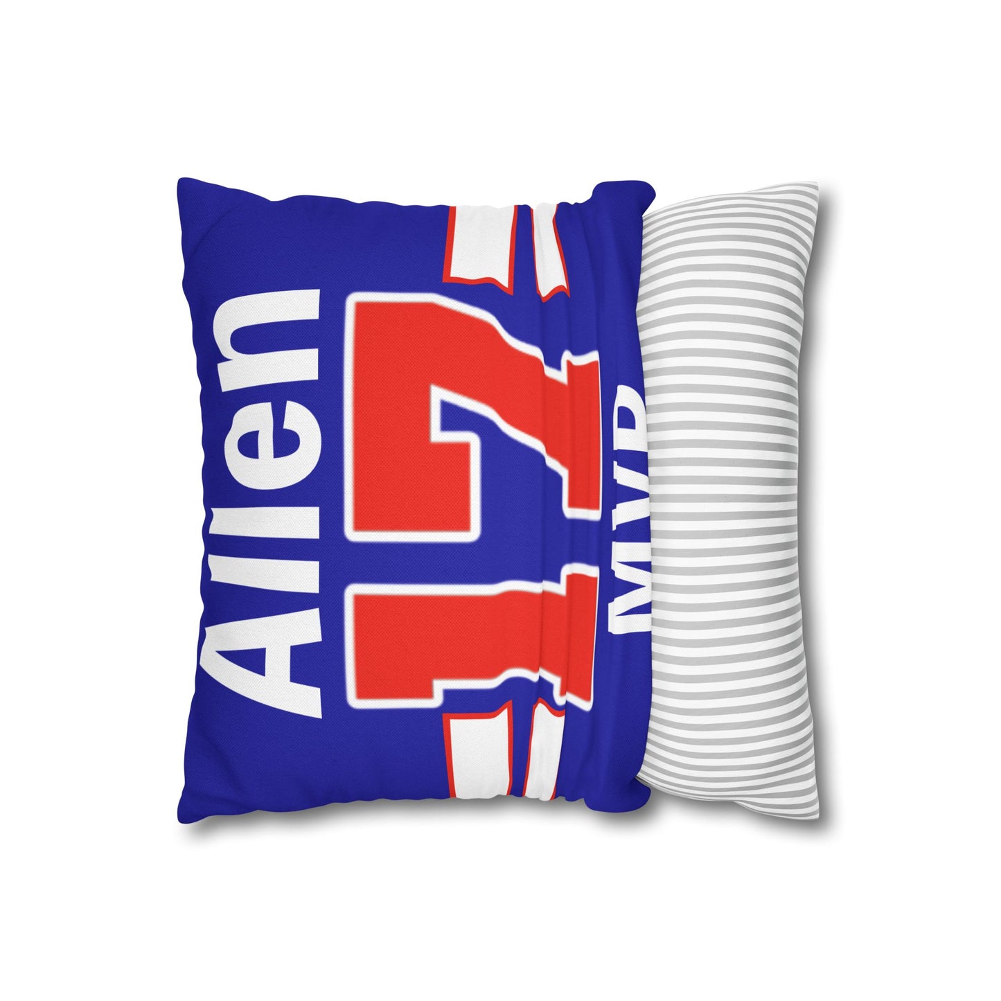MVP #17 Buffalo Football Fan Spun Polyester Square Pillow Case