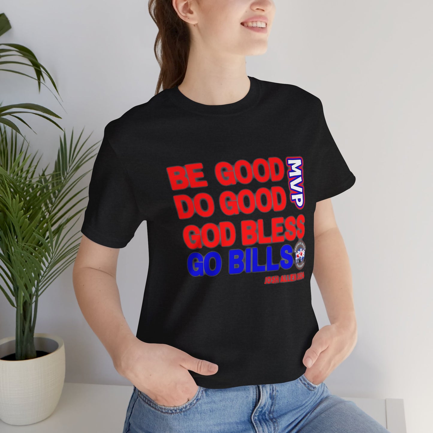 Josh Allen "Be Good, Do Good" Buffalo Bills Bella + Canvas T-Shirt