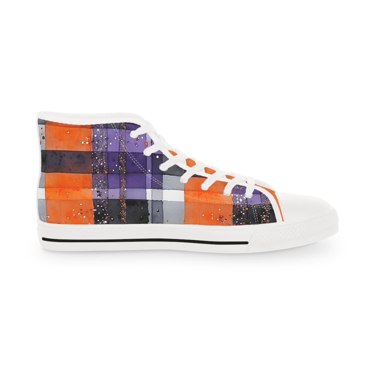 Bandits Watercolor Plaid High Tops