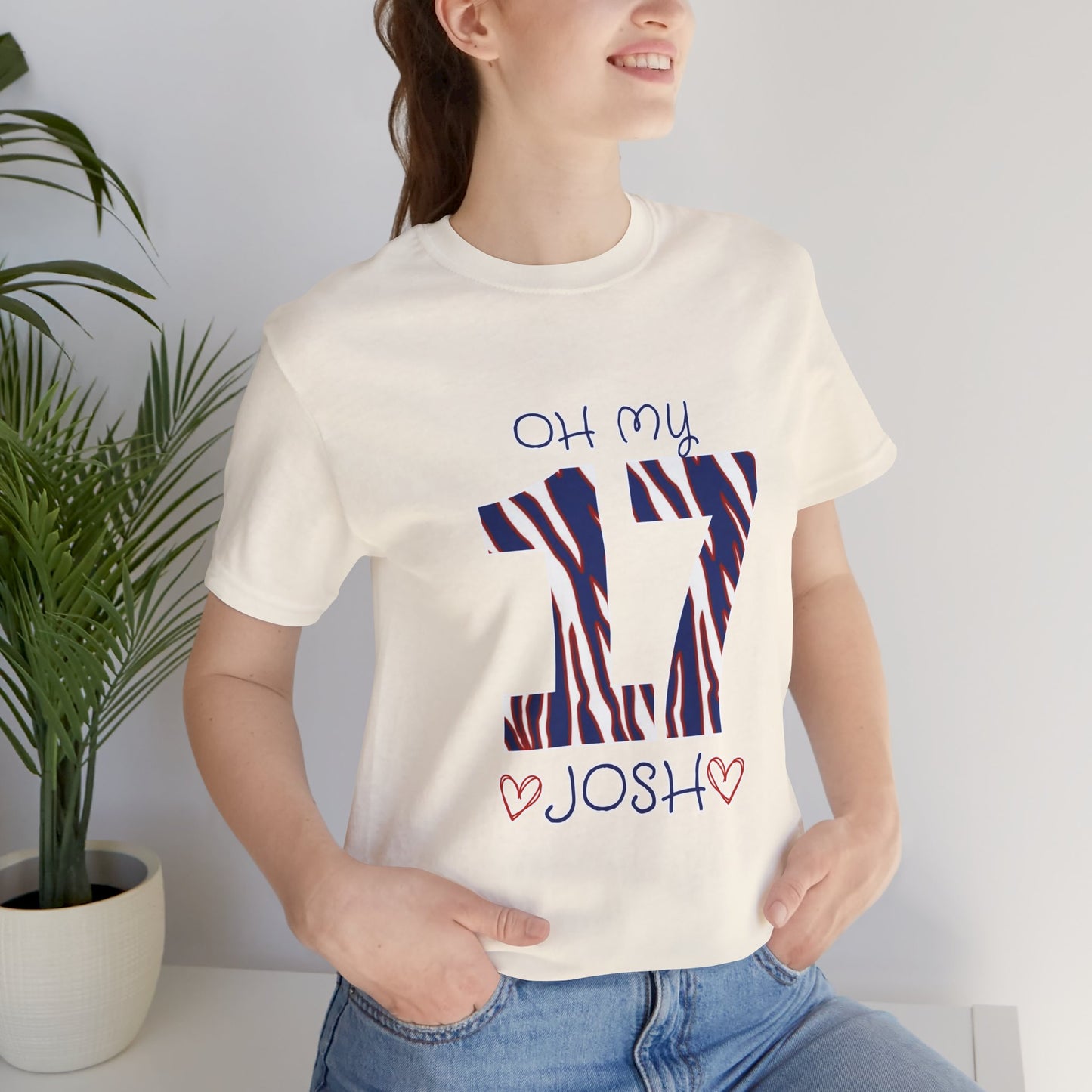 "Oh My Josh" Unisex Jersey Short Sleeve Tee