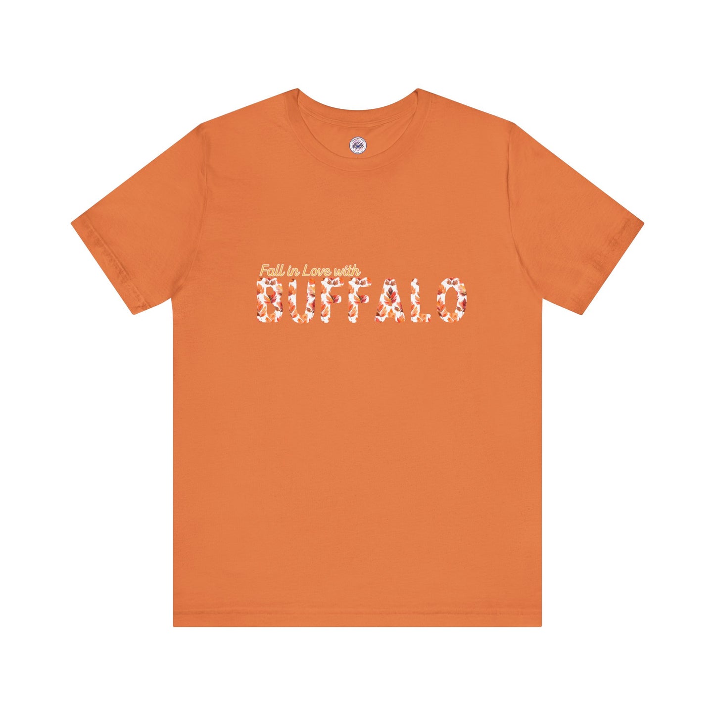 Watercolor Buffalo Leaves T-Shirt (Where else would you rather be...)