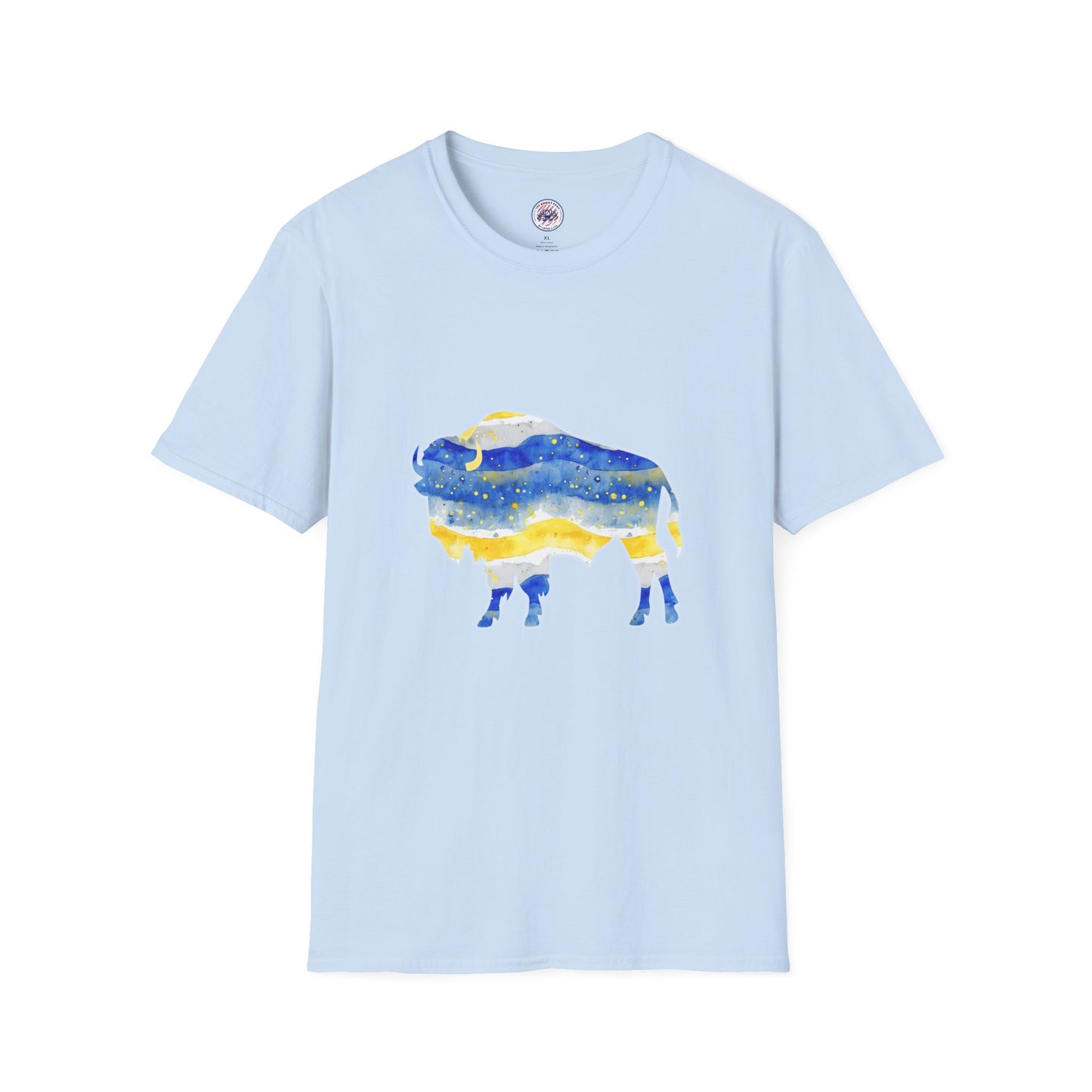 Buffalo Sabres Watercolor Unisex Softstyle T-Shirt GILDAN 6400