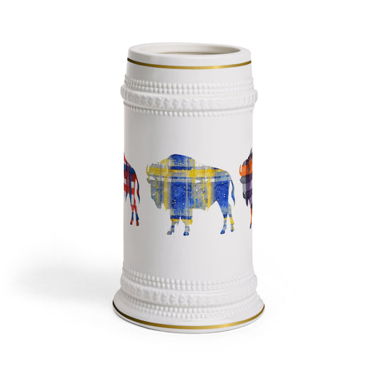 Sports in the 716 Watercolor Beer Stein Mug