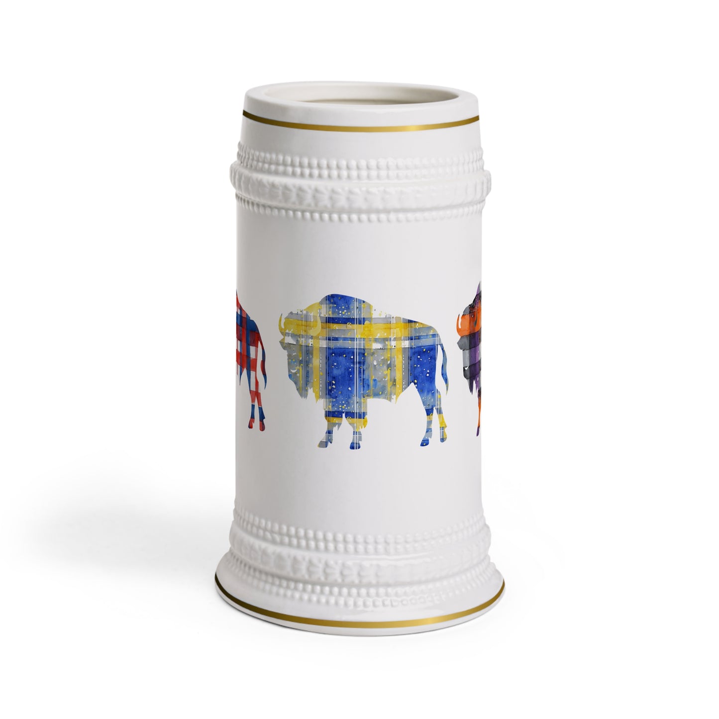 Sports in the 716 Watercolor Beer Stein Mug