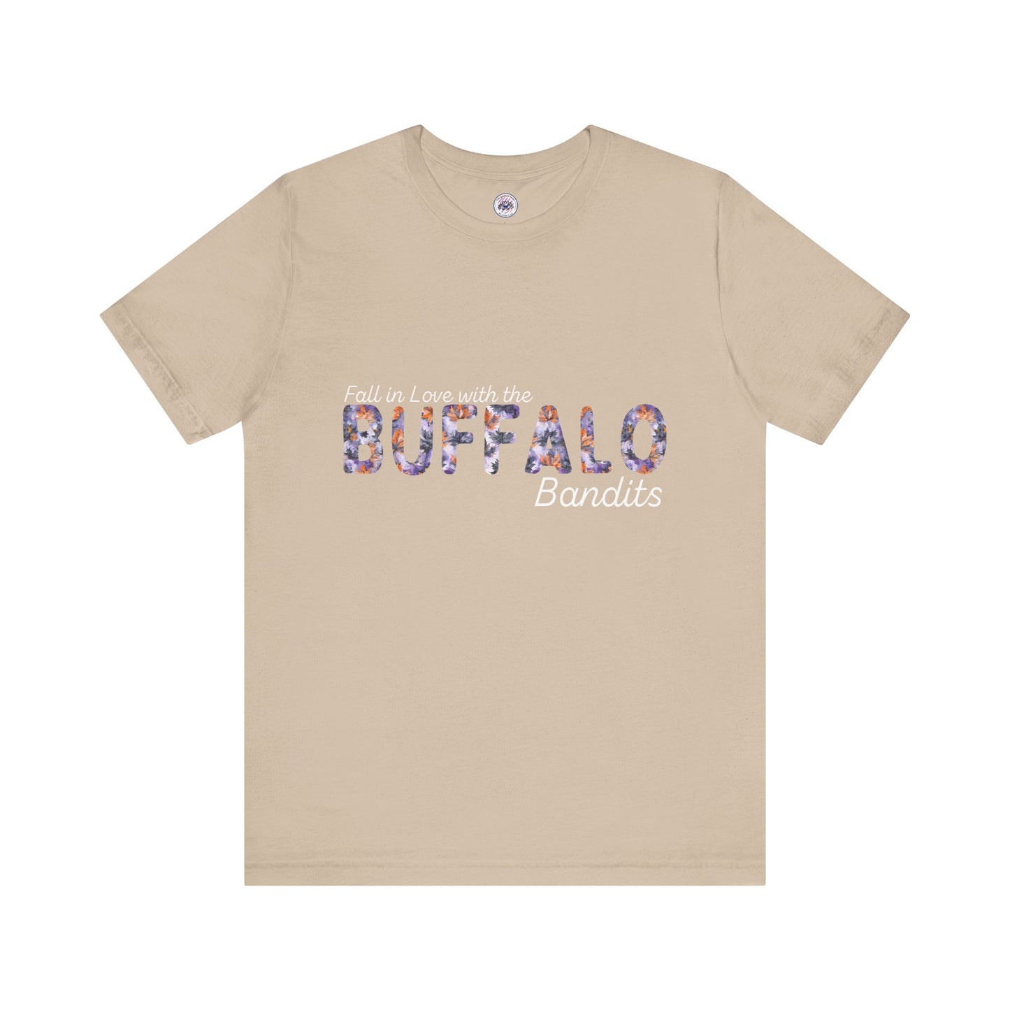 Fall in Love with the Bandits Watercolor Buffalo Leaves T-Shirt