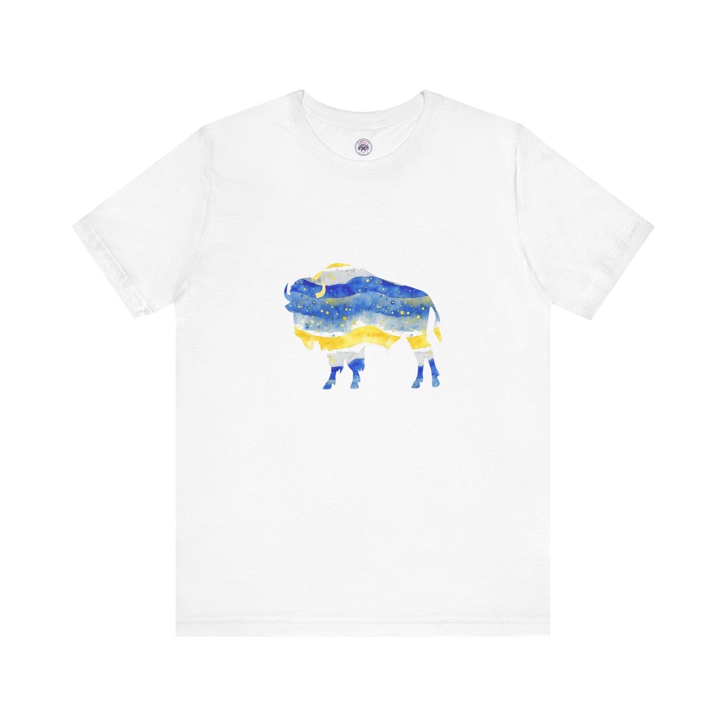 Sabres Watercolor Buffalo Unisex Short Sleeve Tee