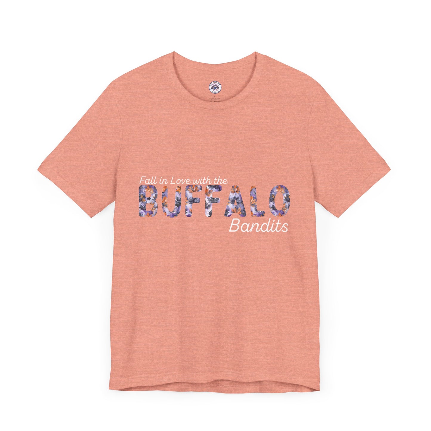 Fall in Love with the Bandits Watercolor Buffalo Leaves T-Shirt