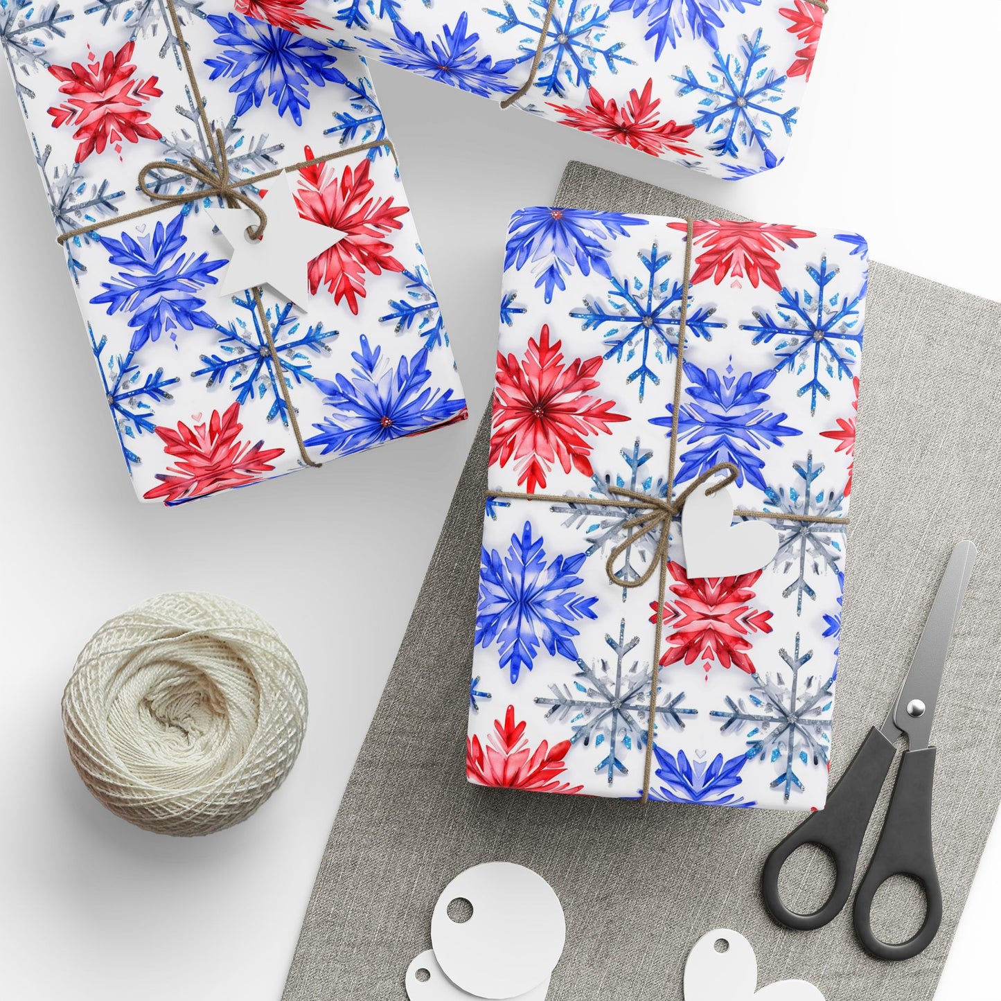 Bills Snowflake Wrapping Papers