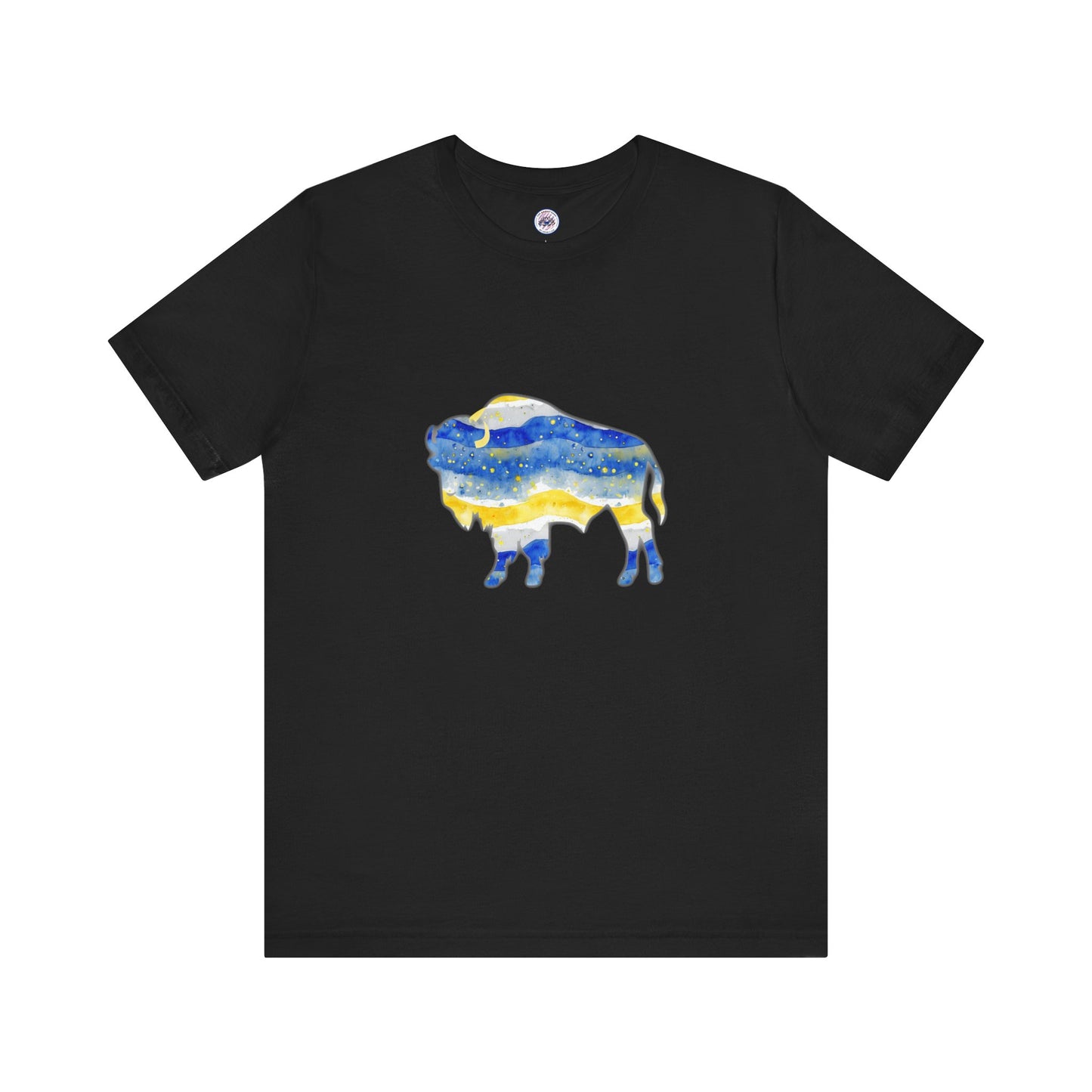Sabres Watercolor Buffalo Unisex Short Sleeve Tee