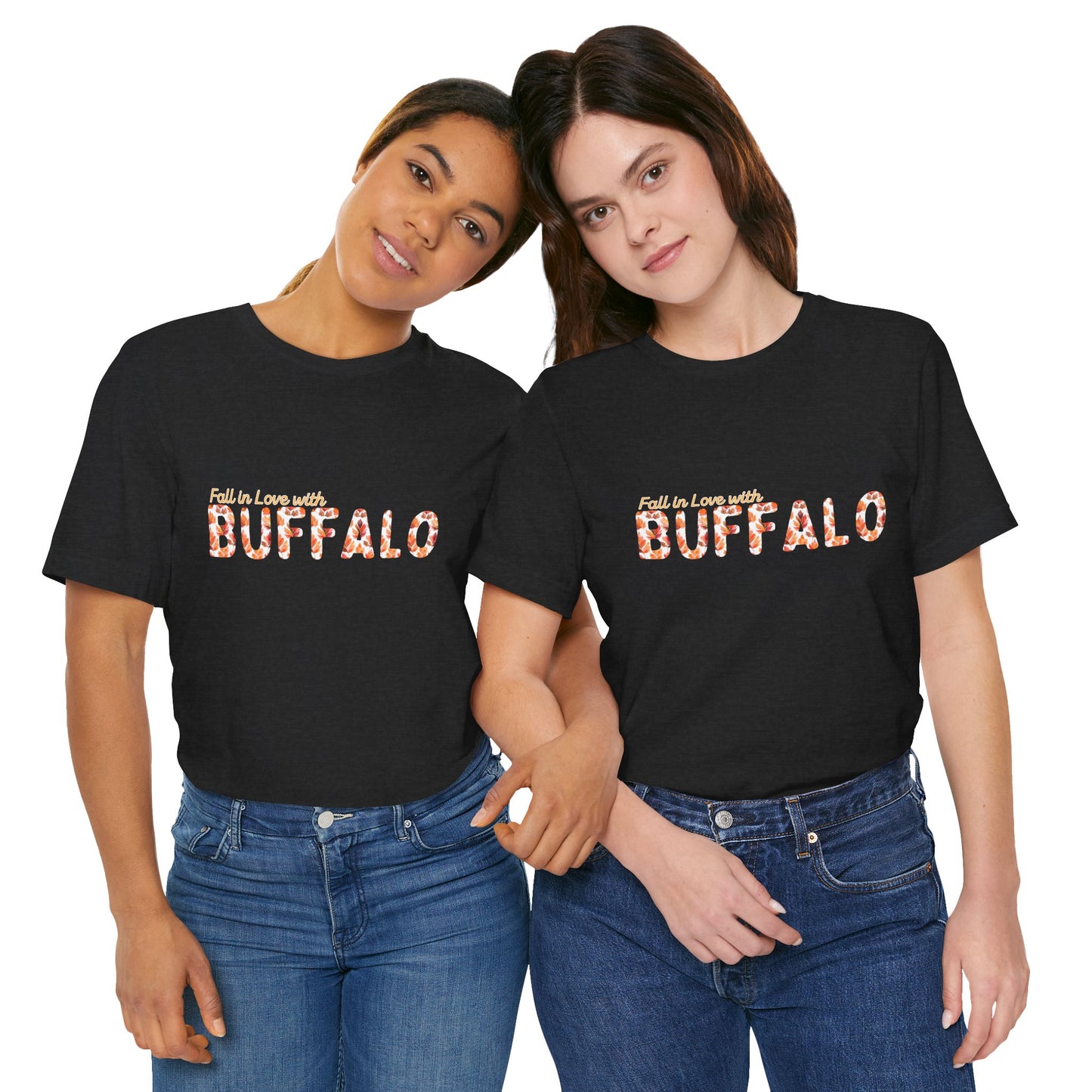 Watercolor Buffalo Leaves T-Shirt (Where else would you rather be...)