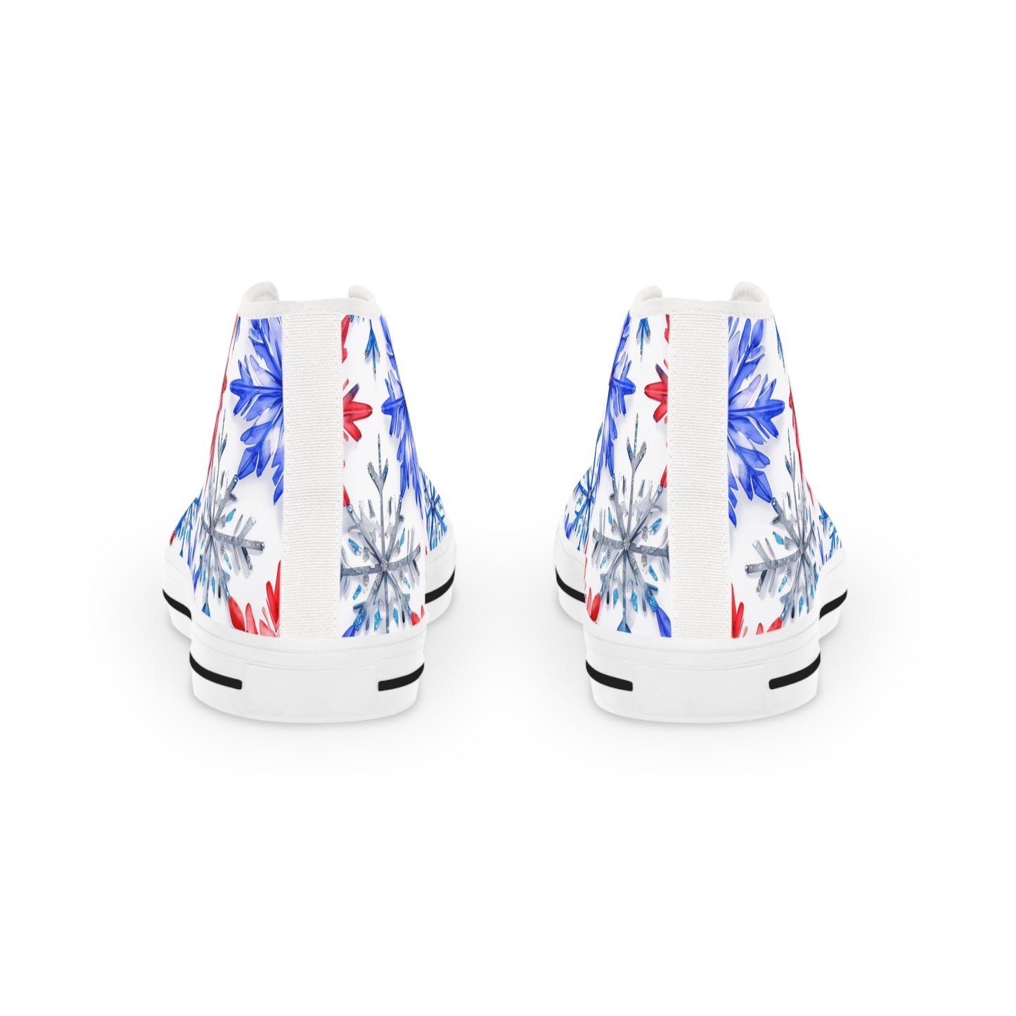 Buffalo Football Snowflake Watercolor High Tops