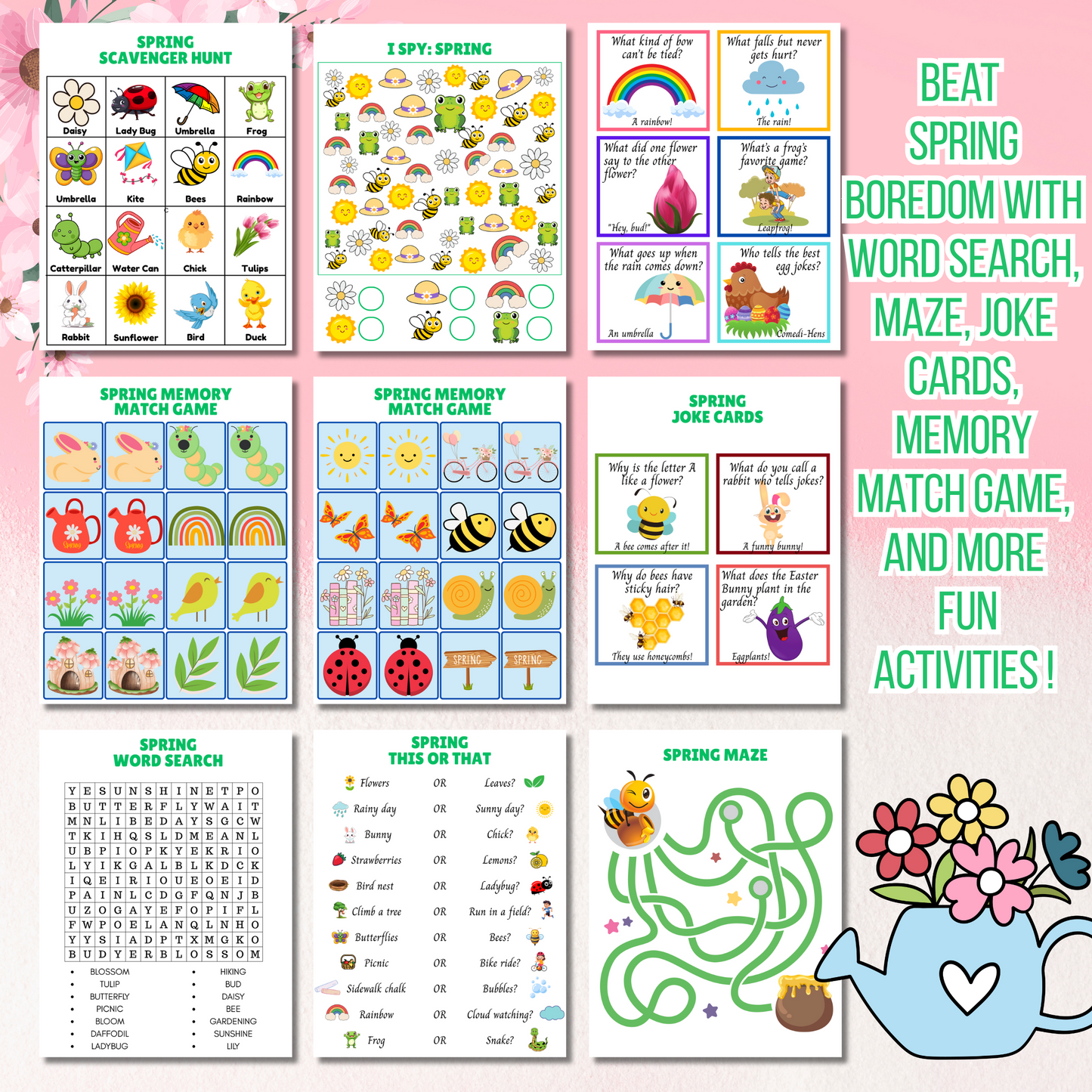 Spring Activity Packet