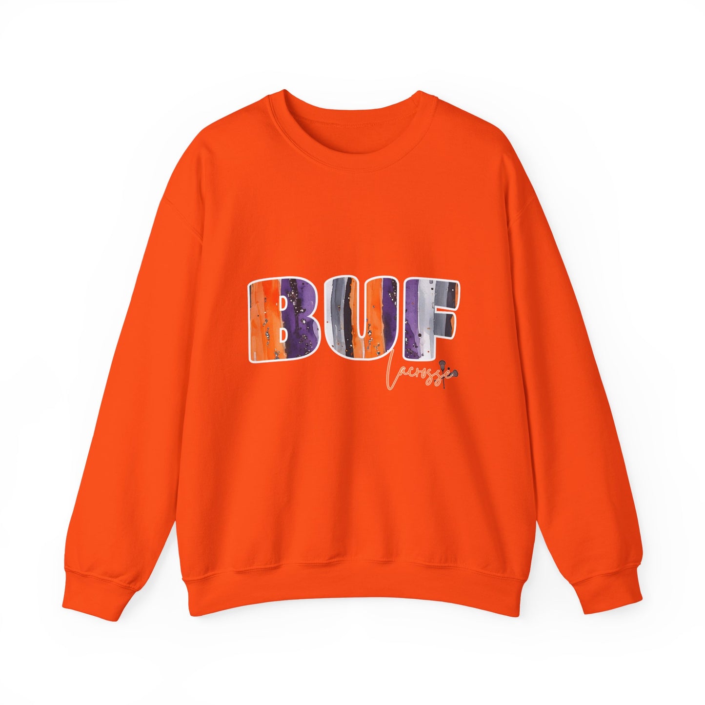 Bandits Plaid BUF Watercolor Unisex Heavy Blend™ Crewneck Sweatshirt